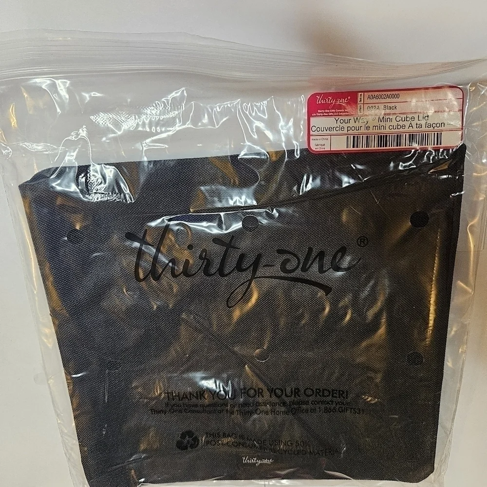 Thirty-One Mini Lid Black
